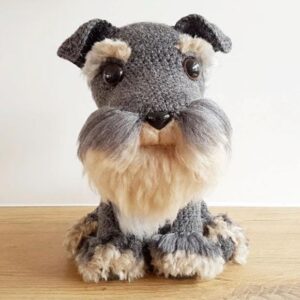 Receita de amigurumi em PDF - Schnauzer