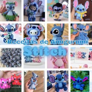 Receitas de  amigurumi em PDF - Stitch