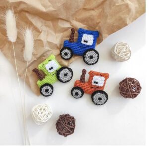 Receita de amigurumi em PDF - Lembrancinha de Trator