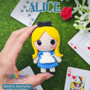 Receita de amigurumi gratuita - Alice