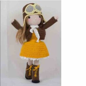 Receita de amigurumi em PDF - Amelia