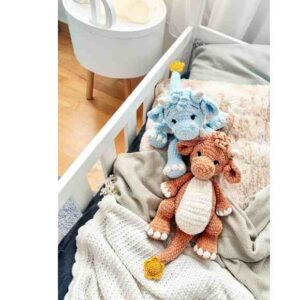 Receita de amigurumi em PDF - Bebê dragão