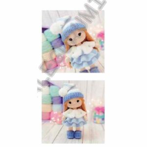 Receita de amigurumi em PDF - Boneca Alicia