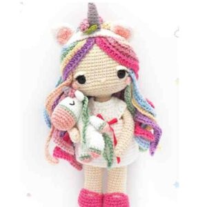 Receita de amigurumi em PDF - Boneca Candy