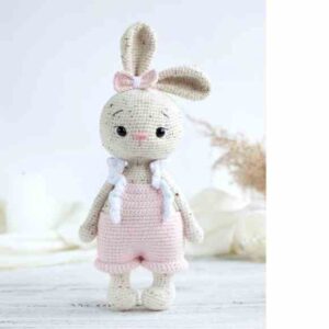 Receita de amigurumi em PDF - Coelho Lu