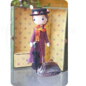 Receita de amigurumi em PDF - Mary Poppins