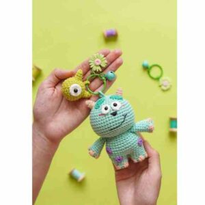 Receita de amigurumi em PDF - Mini Mike E Sully