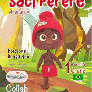 Receita de amigurumi gratuito - Saci Pererê