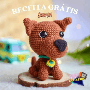 Receita de amigurumi gratuita - Scooby Doo