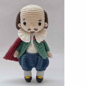 Receita de amigurumi em PDF - William Shakespeare