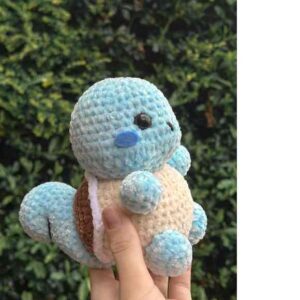 Receita de amigurumi em PDF - Squirtle