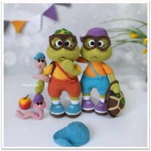 Receita de amigurumi em PDF - Tartaruga