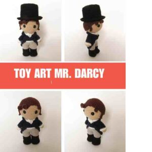 Receita de amigurumi em PDF - Mr Darcy