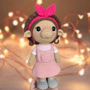 Receita de amigurumi em PDF - Pig Wendy