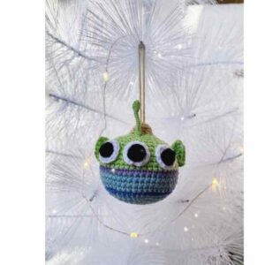 Receita de amigurumi em PDF - Alien