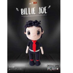 Receita de amigurumi em PDF - Billy Joe - Green Day