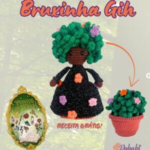 Receita de amigurumi gratuita - Bruxinha Gih