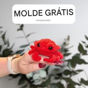 Receita de amigurumi gratuita - Caranguejinho