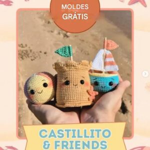Receita de amigurumi gratuita - Castelinho e amigos