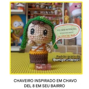 Receita de amigurumi gratuito - Chaves