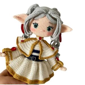 Receita de amigurumi em PDF - Frieren