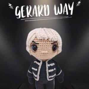 Receita de amigurumi em PDF - Gerard Way - My Chemical Romance
