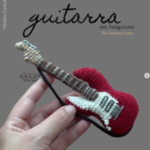 Receita de amigurumi gratuita - Guitarra