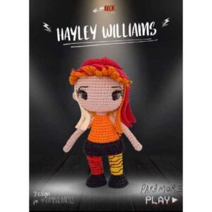 Receita de amigurumi em PDF - Hayley Williams - Paramore