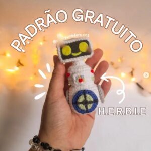 Receita de amigurumi gratuito - H.E.R.B.I.E