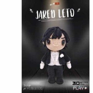 Receita de amigurumi em PDF - Jared Leto - 30 Seconds to mars