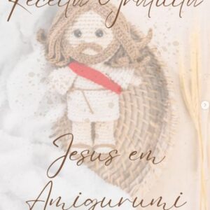 Receita de amigurumi gratuita  - Jesus