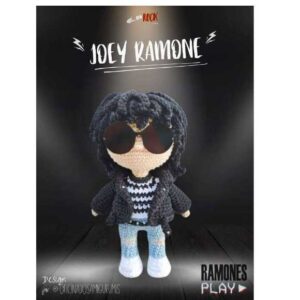 Receita de amigurumi em PDF - Joey Ramone