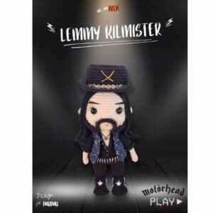 Receita de amigurumi em PDF- Lemmy Kilmister