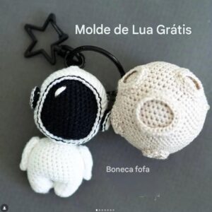Receita de amigurumi gratuita - Lua
