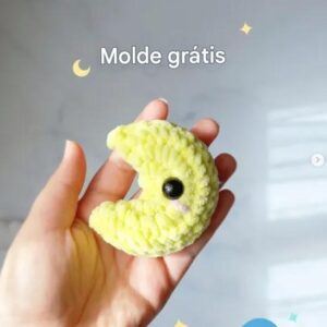 Receita de amigurumi gratuita - Lua