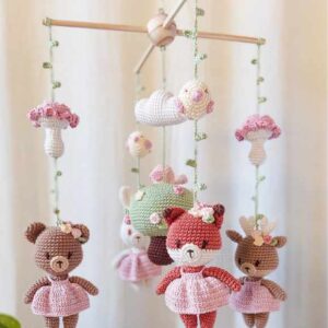 Receita de amigurumi em PDF - Mobile Passeio no Bosque