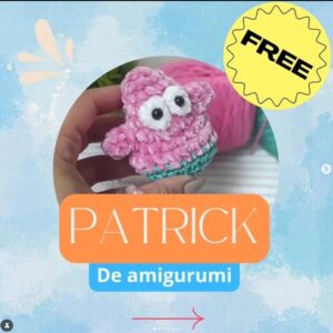 Receita de amigurumi gratuita - Patrick