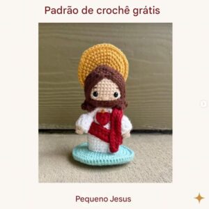 Receita de amigurumi gratuita - Pequeno Jesus