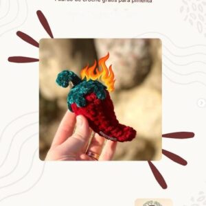Receita de amigurumi gratuita - Pimenta Malagueta