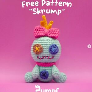 Receita de amigurumi gratuita - Skrump
