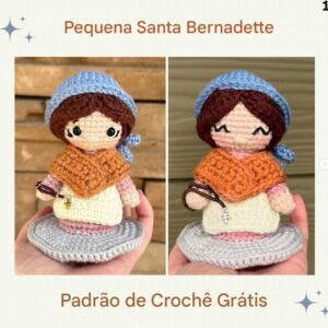receita de amigurimi gratuita - Santa Bernadette