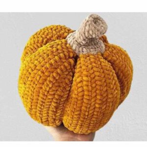 Receita de amigurumi em PDF - Abóbora Gigante