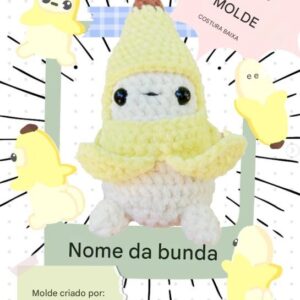 Receita de amigurumi gratuita - Banana