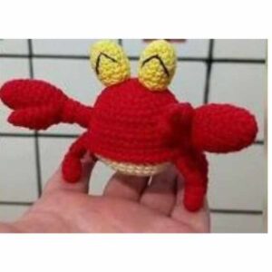 Receita de amigurumi em PDF - Carangueijo