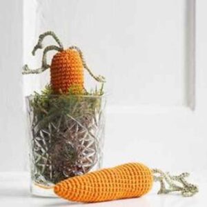 Receita de amigurumi em PDF - Cenoura