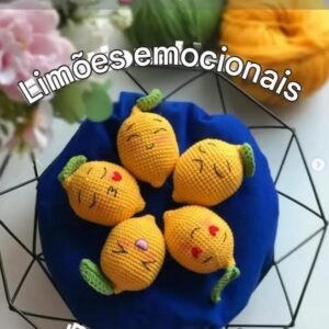 Receita de amigurumi gratuito - Limões Emocionais