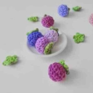 Receita de amigurumi em PDF - Framboesa