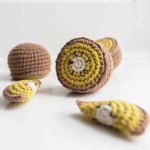 Receita de amigurumi em PDF - Kiwi