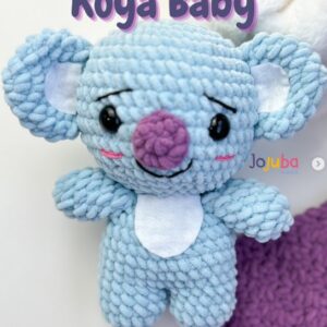 Receita de amigurumi gratuita - Koya Baby - Coala