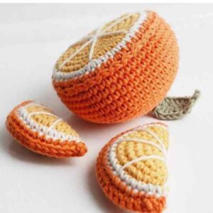 Receita de amigurumi em PDF - Laranja